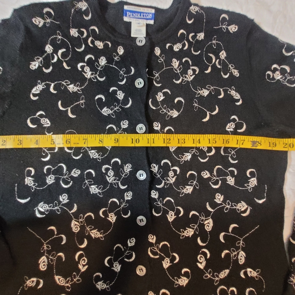 Vintage Pendleton Wool Blend Button Up Cardigan S… - image 7